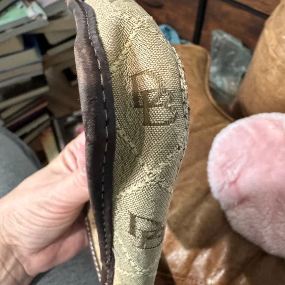 Dooney & Bourke Tan and Brown Clutch - Picture 5 of 6